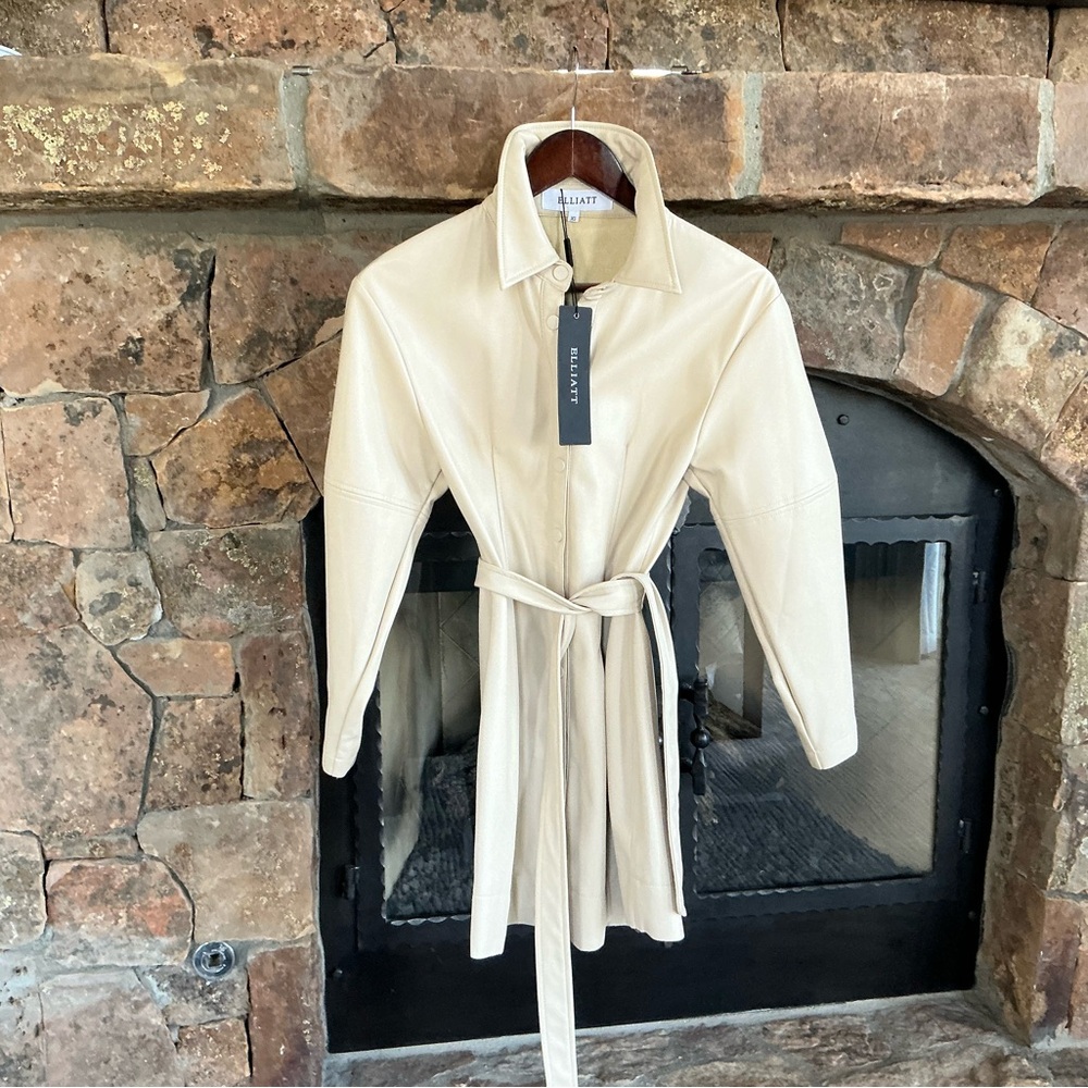 Elliatt Beige Trench dress with Belt